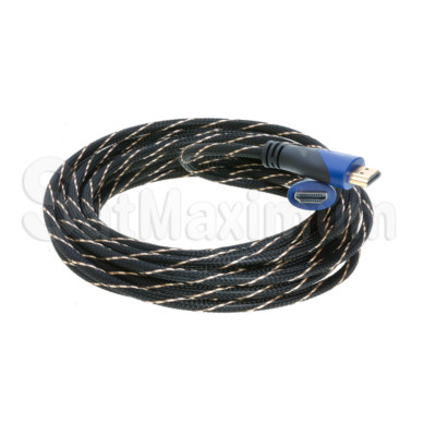 HDMI 4K Premium Mesh Cable High Speed 1080P HDTV 3D  1.5FT- 50FT Multi-Pack Lot