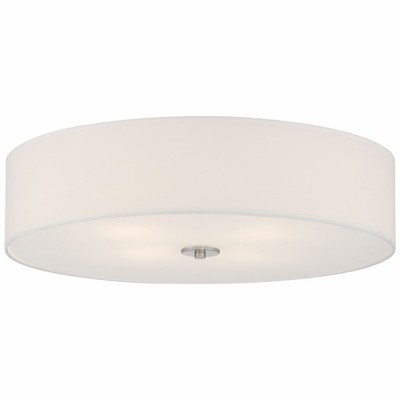 Access Lighting 64064LEDDLP-BS/WH Mid Town - 136W 4 LED Flush Mount In