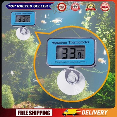 -50 to +70  LCD Digital Fish Tank Aquarium Thermometer Suction Water Temp Meter