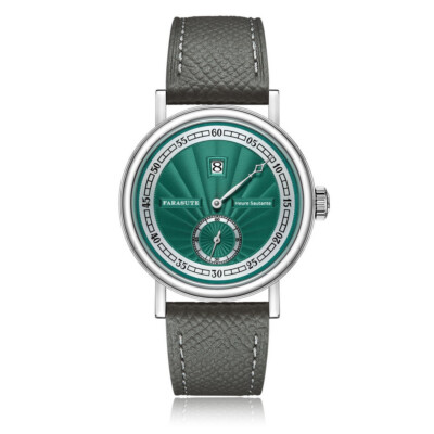 FARASUTE Men Automatic Watch Jump Hour Mechanical Wristwatch Small Second Dial