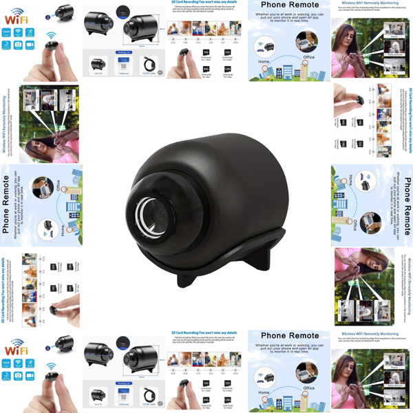 X5 Mini Camera HD 1080P Wireless WiFi Cam with Loop Recording for Home & Outdoor - Image 8
