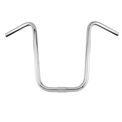 STEEL 15'' RISE U HANDLEBAR 25.4MM CHROME