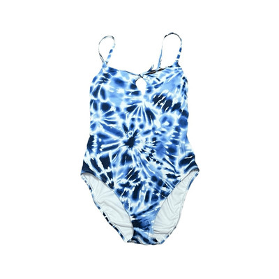 NWT Beach Betty By Miracle Brands Blue Tie Dye One Piece, Size M, NWT