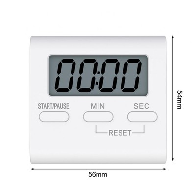LCD Digital Kitchen Cooking Timer Magnetic Back For Baking Sports Games Office