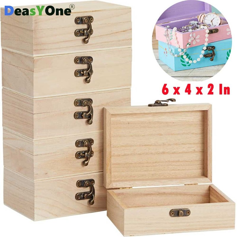 Es With Hinged Lids Jewelry Storage Diy Crafts