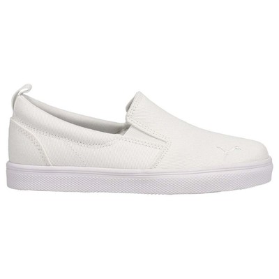 

Puma 387433-01 Toddler Boys Bari Comfort Slip On Sneakers Shoes Повседневная -, Белый, Puma Bari Comfort Slip On