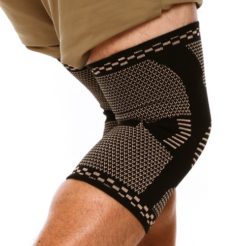 Knee Sleeves Compression Brace Support Sport Joint Injury Pain Arthritis Copper