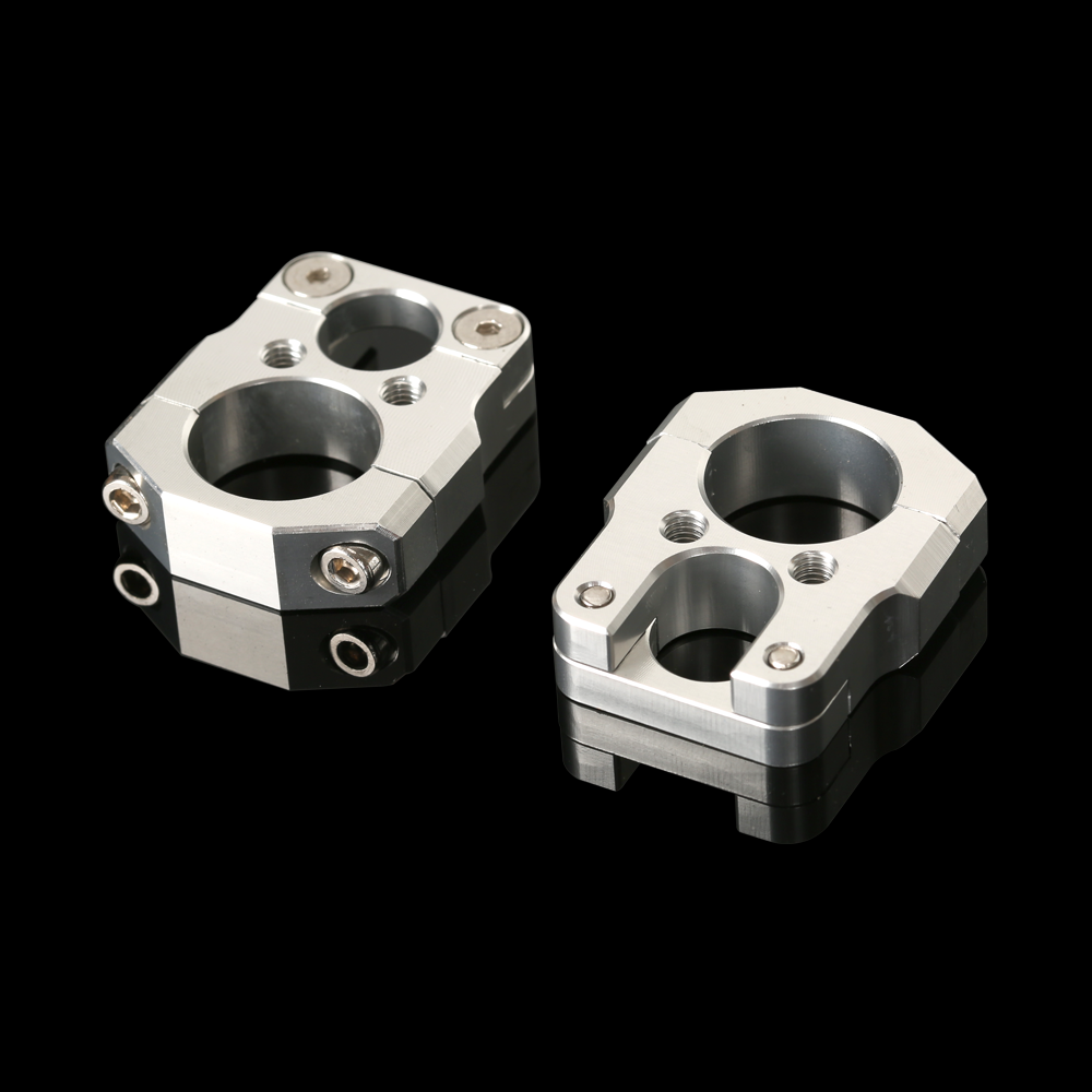 Silver HandleBar Brake & Clutch Line Hose Cable Guide Clamp For Honda Monkey 125