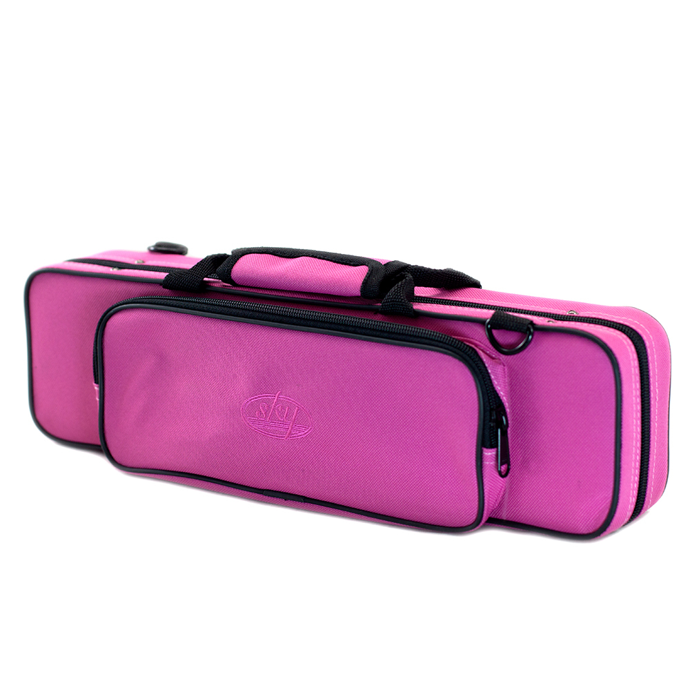 **GREAT GIFT**Classic Flute Case. Lightweight/Shoulder Strap/8 Colors