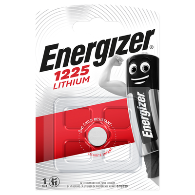 Energizer CR1225 DL1225 KCR1225 BR1225 3V Coin Cell Batteries *Long Expiry*