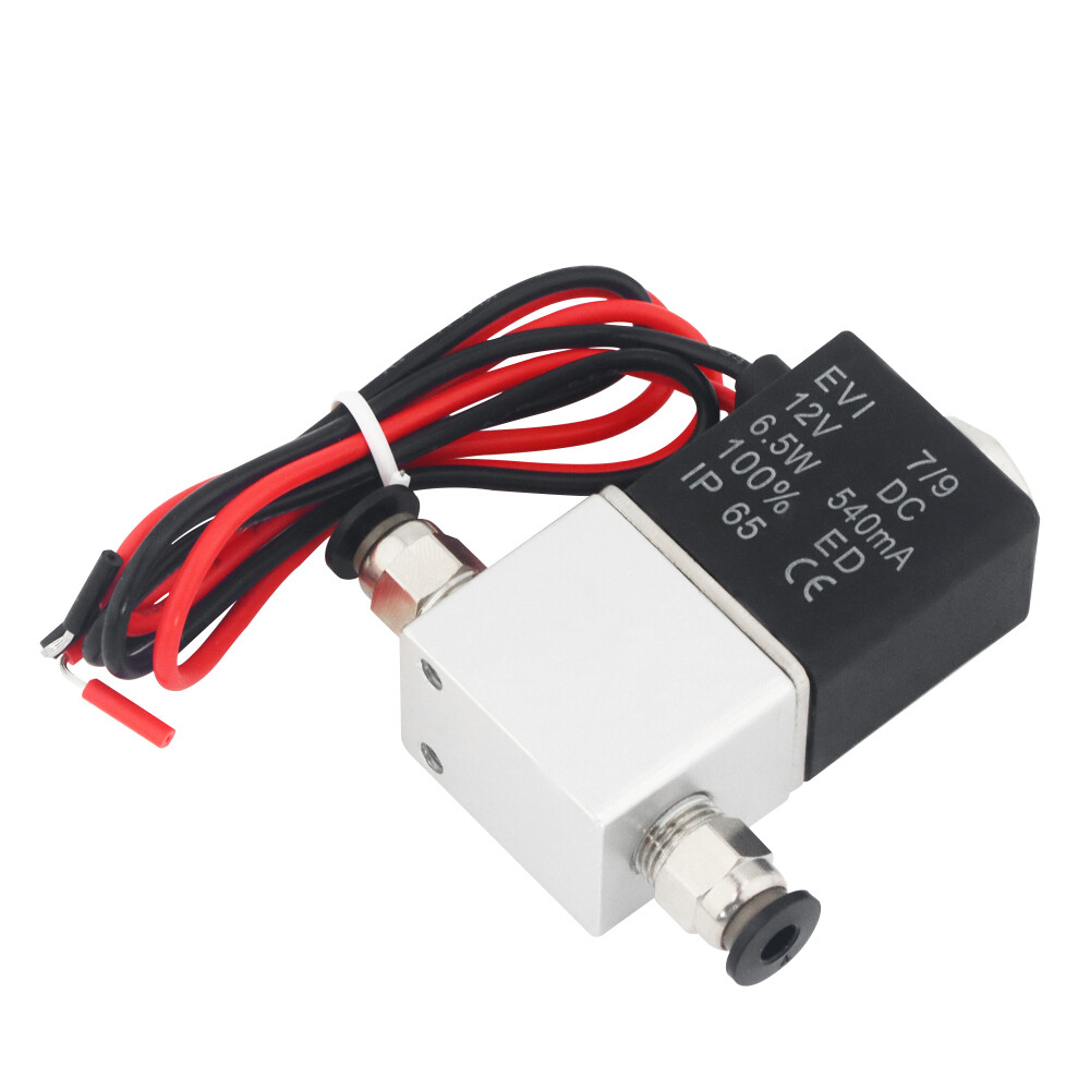1/8" NPT 2 Way Normally Closed DC 12V Electric Solenoid Air Valve  Sets