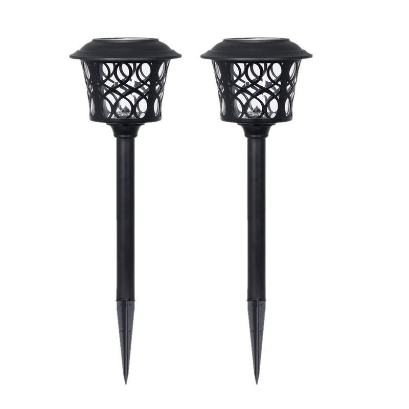 Better Homes & Gardens Solar Wrought Home Path Light 20 Lumen, Bronze Finish (2-