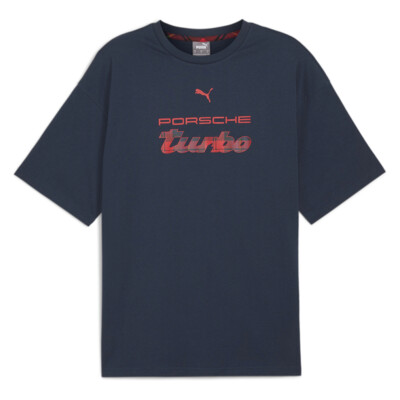 Футболка с круглым вырезом и коротким рукавом с логотипом Puma Pl Statement, мужские синие повседневные топы 6263
