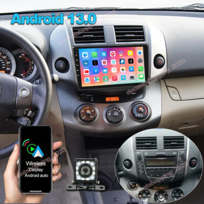 Android 13 For Toyota RAV4 2007-2012 Apple Carplay Car GPS Radio Stereo BT Wifi