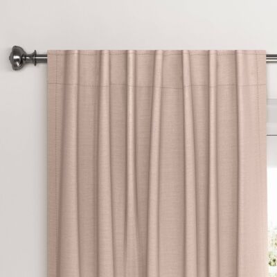 1pc 50''x84'' Blackout Velvet Window Curtain Panel Dull Pink -Threshold