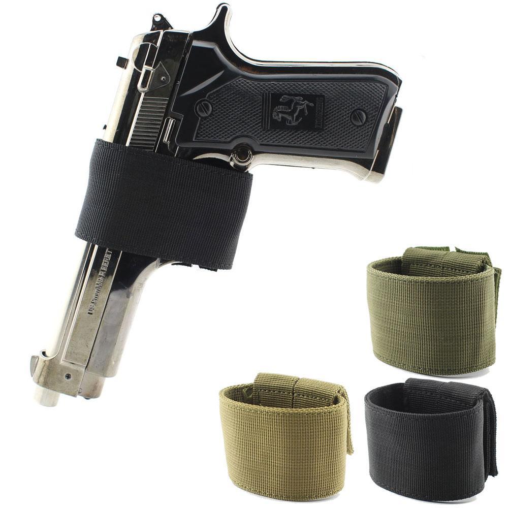 Concealed Carry Pistol Holster Adjustable Hook Loop Lightweight Handgun