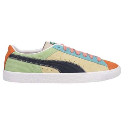 

Мужские бежевые кроссовки Puma Suede Vtg Blocked Lace Up Повседневная обувь 383780-01, Бежевый, Puma Suede Vtg Blocked Lace Up