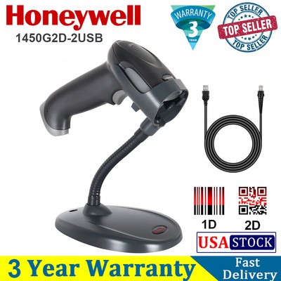 Honeywell Voyager 1450G2D Handheld USB Barcode Scanner Wired Bar Code Reader