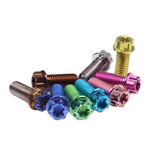 M8x20 40mm CNC small flower head Titanium Screws Brembo