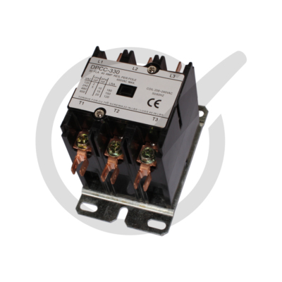 3/24/40 - Contactor With Lugs & Cover - 3 Pole, 24 VAC, 40 Amp