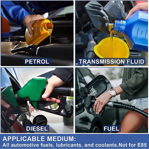 6AN 8AN 10AN 10-20FT CPE Braided Nylon Fuel Line Kit Hose end Fittings + Wrench