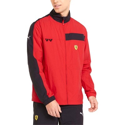 

Puma Ferrari Race Statement FullZip Jacket Mens Red Casual Athletic Outerwear 53, Красный, Puma Ferrari Race Statement FullZip Jacket