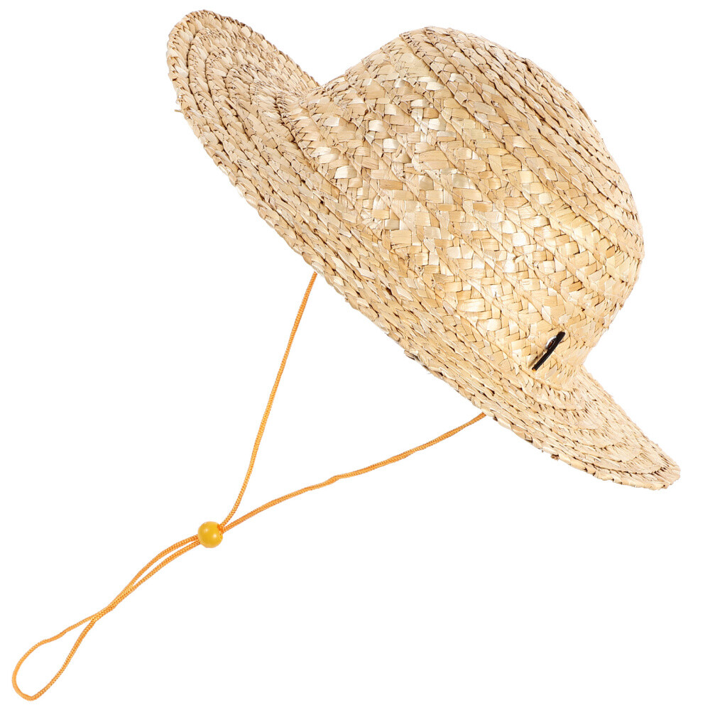 帽子 MEDI BEADS STRING STRAW HAT MEDI BEADS STRING STRAW HAT