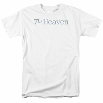 7th Heaven Logo T Shirt Mens Licensed Classic TV Shows Merchandise White