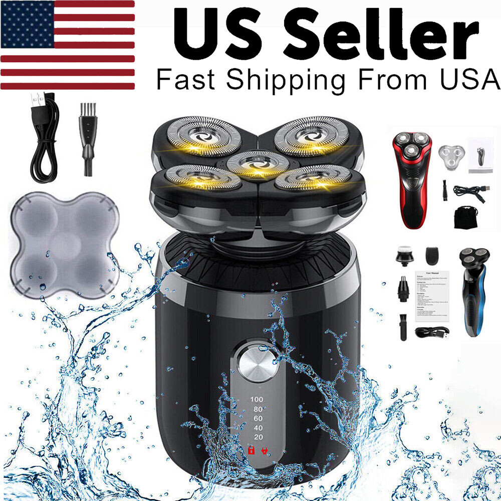 S Bald Head Razor Smooth Skull Cord Cordless Wet&dry