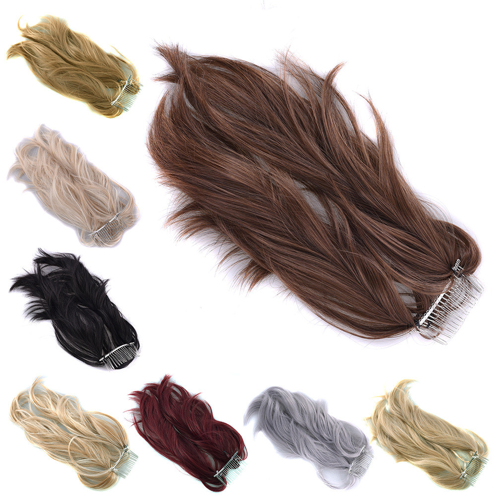 Messy Ponytail Hairpiece Synthetic Hair Comb Clip In Pony Tail