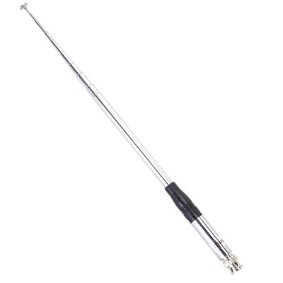 27MHz BNC Male Connector Telescopic Rod HT Antenna 9 Inch To 51 Inch 1.8dbi