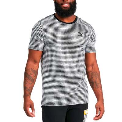 

Мужские черные повседневные футболки Puma Trend All Over Print 596722-01, Черный, Puma Trend All Over Print T-Shirt