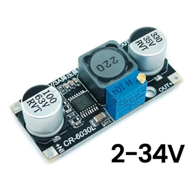DC 2-60V to DC 2-34V Step Down (Buck) Voltage Regulator Power Adapter Converter