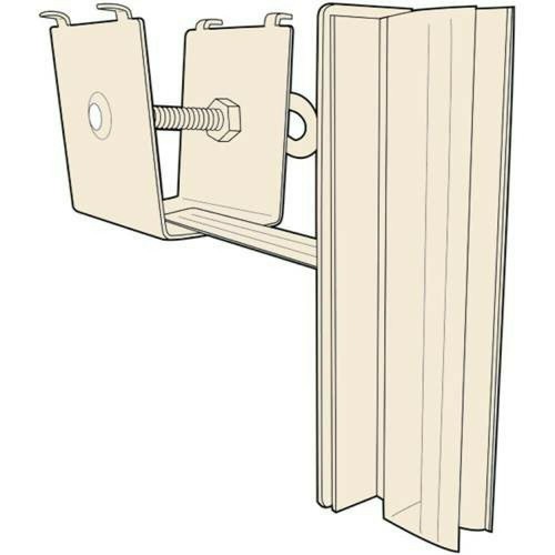 Under shelf spring mount super grip sign holder