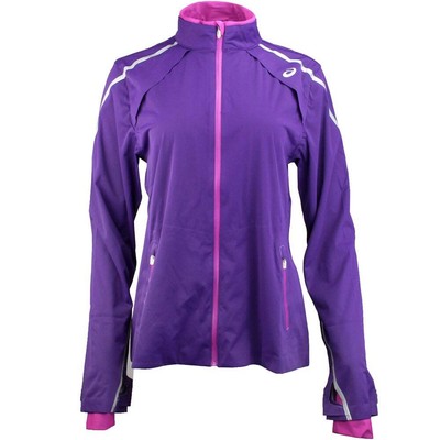

ASICS Accelerate Zip Up Jacket Женская повседневная спортивная верхняя одежда размера  WT2184-6, Фиолетовый, ASICS Accelerate Zip Up Jacket