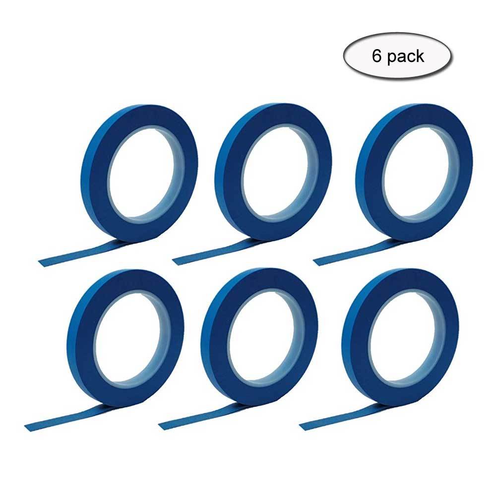 Fine Line Masking Automotive Tape 3/8" X 36 Yds 6 Rolls Total Length