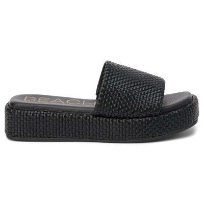 

Женские черные повседневные сандалии BEACH by Matisse Maui Flatform Slide MAUI-015, Черный, BEACH by Matisse Maui Flatform Slide