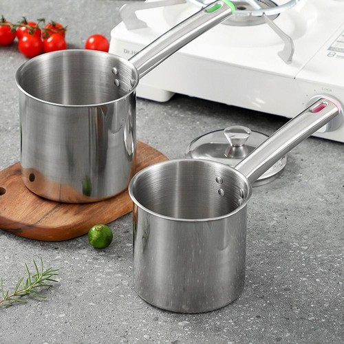 304 Stainless Steel Basket Pot Fryer Fry Deep Frying Fish Strainer with Clamp.