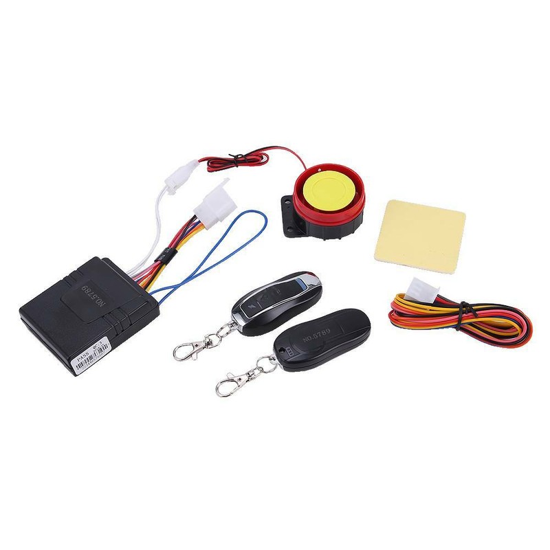 Motorcycle Scooter Anti-theft Security Alarm System Start Remote Control Key US