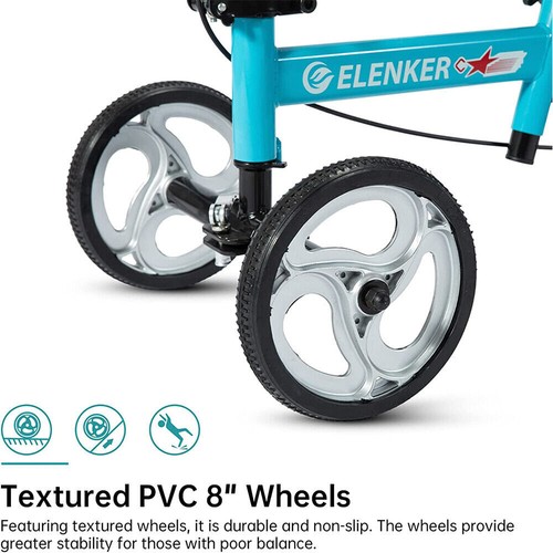 ELLwAker ELENKER KLD-9218 All-Terrain Rollator Walker with 8