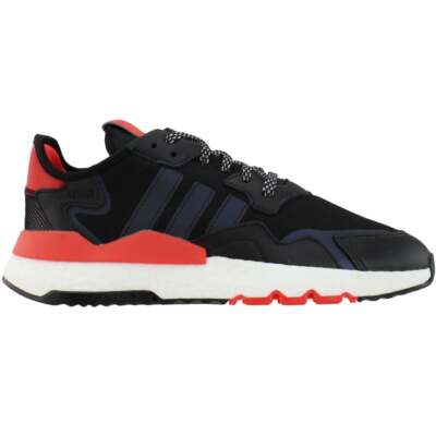 

Adidas Nite Jogger Мужские черные кроссовки Повседневная обувь EG6750, Черный, adidas Nite Jogger