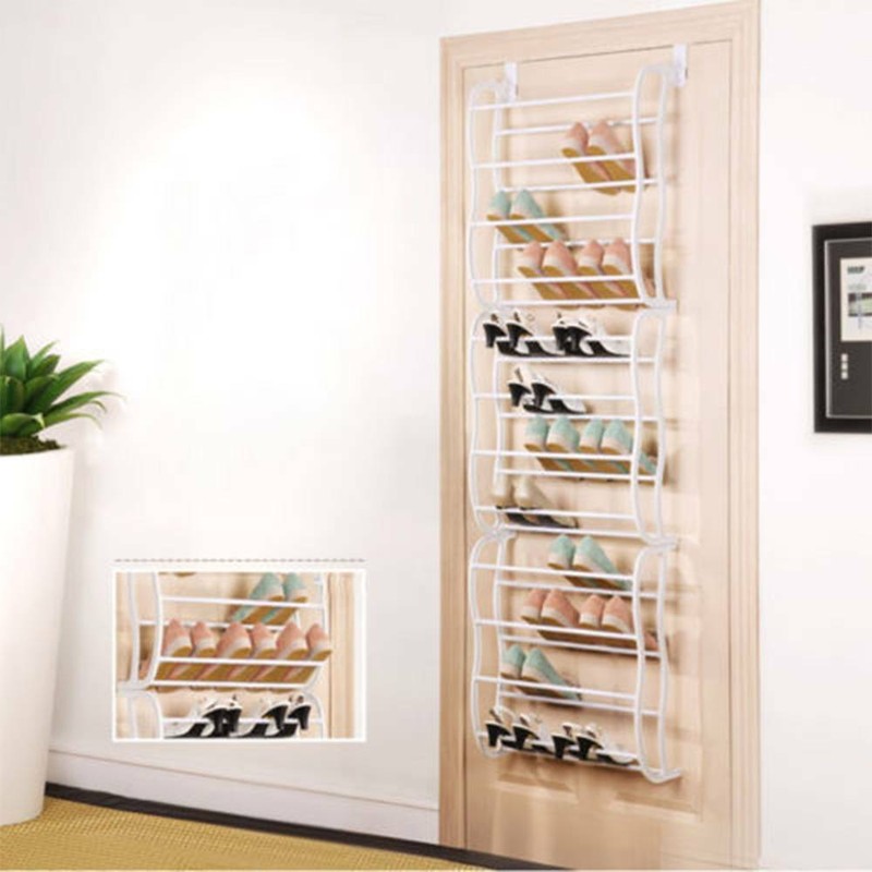 Türregal Schuhregal für die Tür 36 Paar Schuhe Regal Türhängeregal