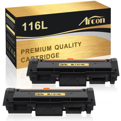 2 Pack MLT-D116L Toner Compatible for Samsung 116L Xpress SL-M2625D 2825DW M2625