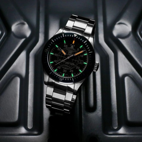 Pre-owned Luminox Brand Men's  Constellation Automatic Steel Pilot Watch Xa.9601.m