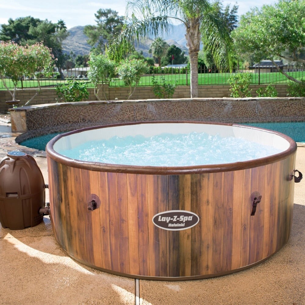 LAYZSPA HELSINKI INFLATABLE HOT TUB 57 PERSON BRAND NEW Jacuzzi