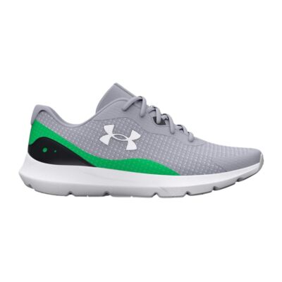 Мужские кроссовки для бега Under Armour UA Surge 3 — 3024883-110 — модный серый/черный/белый