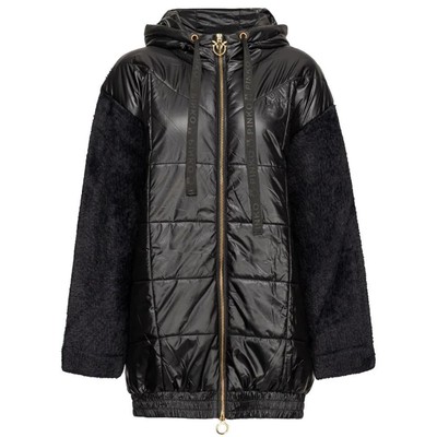 Pre-owned Pinko Black Nylon Jackets & Coat