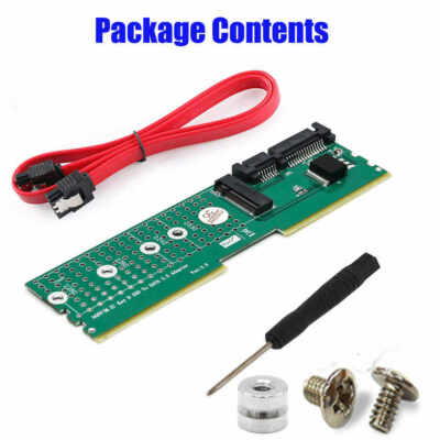 NGFF KEY B SATA-Bus SSD to SATA 3 Adapter by DDR memory slot installation