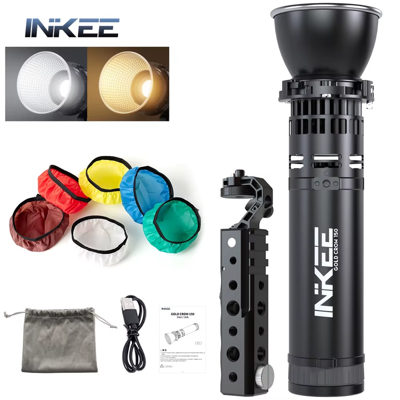INKEE GC150 2600K-6500K 150W Power Integrated LED Light 9600mAh Fill Light for O