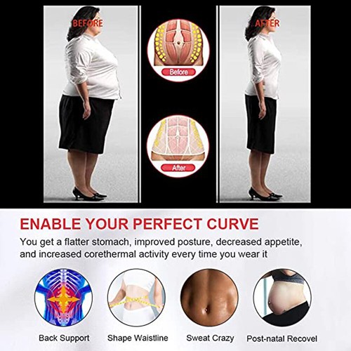 Waist Trainer Women Corset Sauna Sweat Weight Loss Body Shaper Yoga Slimmer Belt